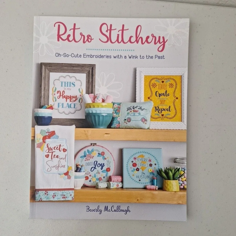 5 Design Books Stitchery Embroidery Cross Stitch, Vintage & Modern Series